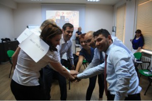 Фотография с тренинга по бережливому управлению и 6 сигм (lean 6 sigma) Группы компаний 